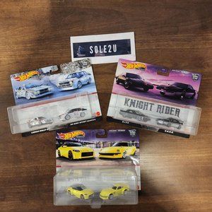 Hot Wheels Car Culture 2022 Audi Sport Quatro Knight Rider Nissan Fairlady Z